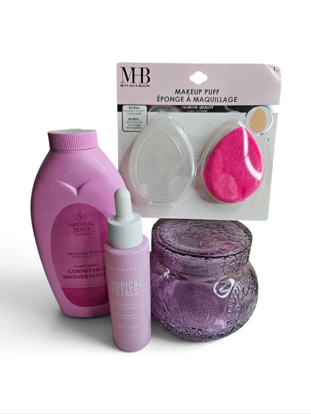 TIK TOK VIRAL DUSTING POWDER BUNDLE 4-PIECES